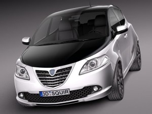Lancia Ypsilon 2012 3D Модель