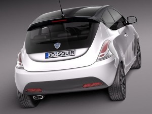 Lancia Ypsilon 2012 3D Модель