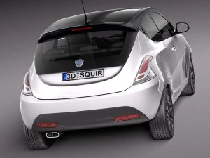 Lancia Ypsilon 2012 3D Modell