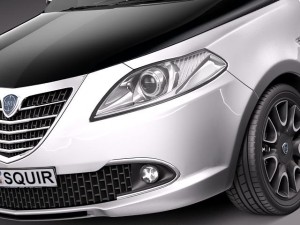 Lancia Ypsilon 2012 3D Модель