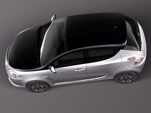 Lancia Ypsilon 2012 3D Модель