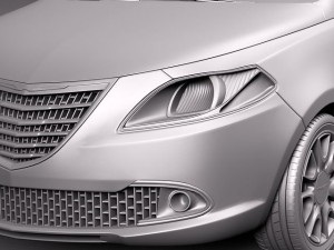 Chrysler Ypsilon 2012 Modelo 3D