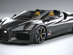 Bugatti W16 Mistral 2024 Modelo 3D