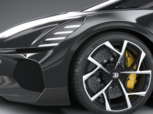 Bugatti W16 Mistral 2024 Modelo 3D