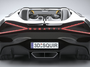 Bugatti W16 Mistral 2024 Modelo 3D