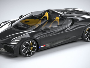 Bugatti W16 Mistral 2024 Modelo 3D