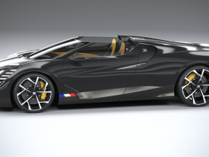 Bugatti W16 Mistral 2024 Modelo 3D
