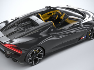Bugatti W16 Mistral 2024 Modelo 3D