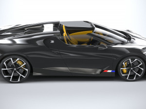 Bugatti W16 Mistral 2024 Modelo 3D