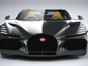 Bugatti W16 Mistral 2024 Modelo 3D
