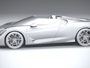 Bugatti W16 Mistral 2024 Modelo 3D