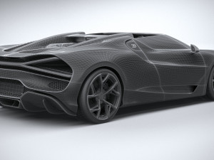 Bugatti W16 Mistral 2024 Modelo 3D