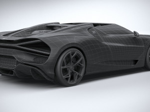 Bugatti W16 Mistral 2024 Modelo 3D