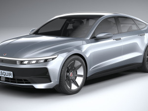 Generic Sedan 4-door EV v3 2022 3D Модель