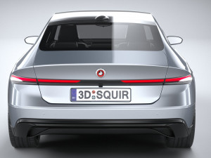 Generic Sedan 4-door EV v3 2022 3D Модель