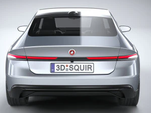 Generic Sedan 4-door EV v3 2022 3D Model