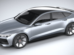 Generic Sedan 4-door EV v3 2022 3D Модель