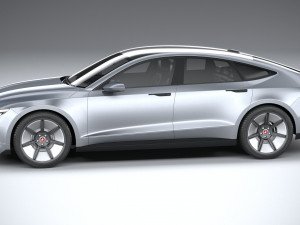 Generic Sedan 4-door EV v3 2022 3D Модель