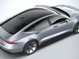 Generic Sedan 4-door EV v3 2022 3D Model
