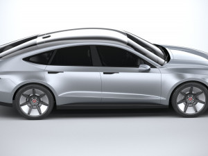 Generic Sedan 4-door EV v3 2022 3D Модель