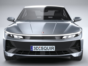Generic Sedan 4-door EV v3 2022 3D Модель