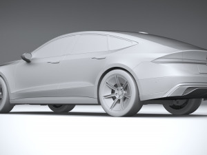 Generic Sedan 4-door EV v3 2022 3D Модель
