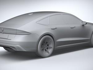 Generic Sedan 4-door EV v3 2022 3D Модель