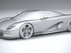 Koenigsegg CC850 2023 3D Model