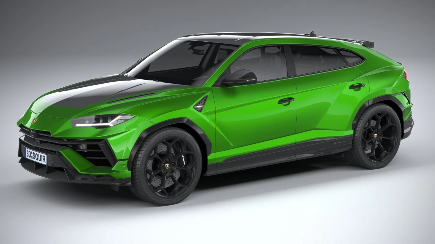 Lambo Urus Performante 2023 3D Model .c4d .max .obj .3ds .fbx .stl .blend