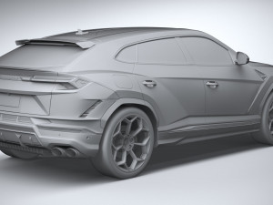 Lambo Urus Performante 2023 3D 모델