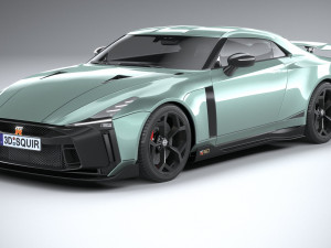 Nissan GT-R50 Italdesign 2021 3D 모델