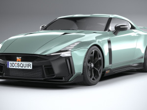 Nissan GT-R50 Italdesign 2021 3D 모델