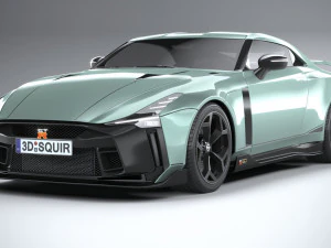 Nissan GT-R50 Italdesign 2021 3D Model