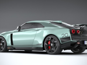 Nissan GT-R50 Italdesign 2021 3D 모델