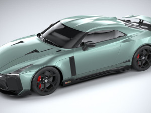 Nissan GT-R50 Italdesign 2021 3D 모델