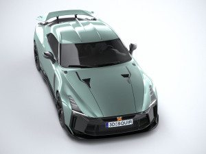 Nissan GT-R50 Italdesign 2021 3D 모델
