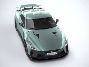 Nissan GT-R50 Italdesign 2021 3D Model