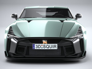 Nissan GT-R50 Italdesign 2021 3D 모델