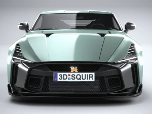Nissan GT-R50 Italdesign 2021 3D Model