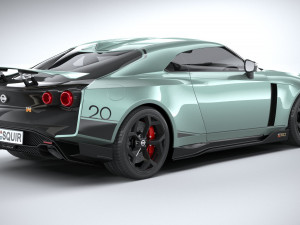 Nissan GT-R50 Italdesign 2021 3D 모델