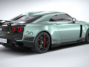 Nissan GT-R50 Italdesign 2021 3D Model