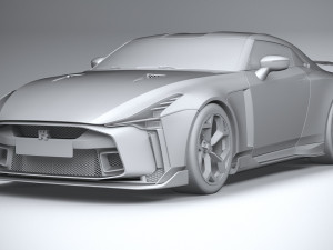 Nissan GT-R50 Italdesign 2021 3D 모델
