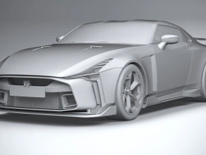 Nissan GT-R50 Italdesign 2021 3D Model