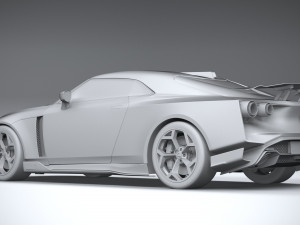 Nissan GT-R50 Italdesign 2021 3D 모델