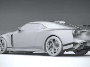 Nissan GT-R50 Italdesign 2021 3D Model