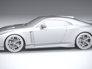 Nissan GT-R50 Italdesign 2021 3D 모델