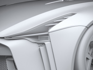 Nissan GT-R50 Italdesign 2021 3D 모델