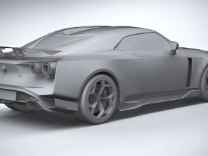 Nissan GT-R50 Italdesign 2021 3D Model