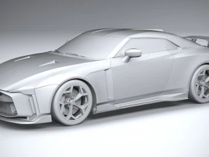 Nissan GT-R50 Italdesign 2021 3D Model