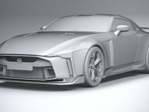 Nissan GT-R50 Italdesign 2021 3D 모델